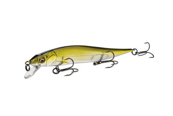 Wobbler with hooks for fishing as bait for fish, which is used for spinning. Fishing tackle for a...