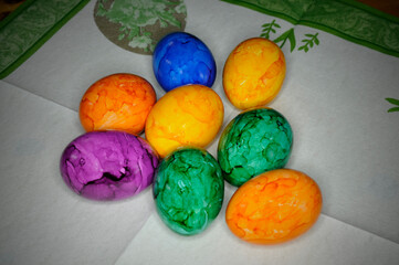 bunte ostereier