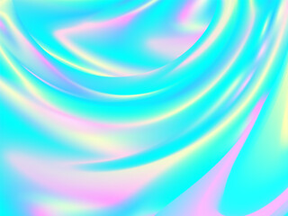 Vibrant Liquid Color. Fluid Background. Hologram