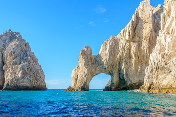 The arch point (El Arco) at Cabo San Lucas, Mexico. - obrazy, fototapety, plakaty