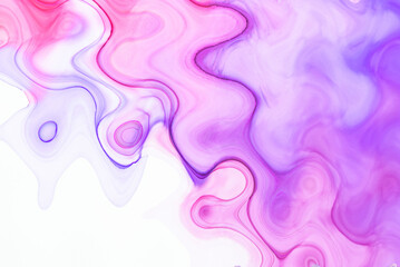 背景 テクスチャ 曲線 ウェーブ カラフル マーブル インク レジン アート 紫 ピンク