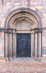 Fototapeta premium Viborg ancient cathedral in the middle of Denmark