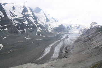 El glaciar de Pasterze, en los alpes austriacos. Austria.