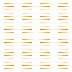 Abstract Seamless Pattern Orange Doodle Background Vector