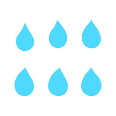 Water drop icon vector. Logo Template illustration design