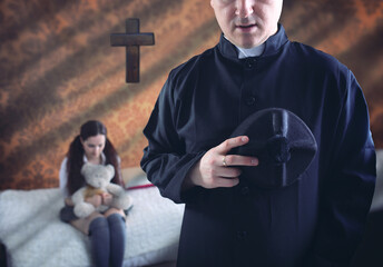 priest and a young in the parish