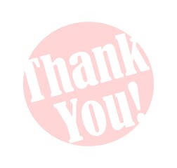 Thank You Card. Hand Written Lettering for Title, Heading, Photo Overlay, Wedding Invitation, Thank You Message.