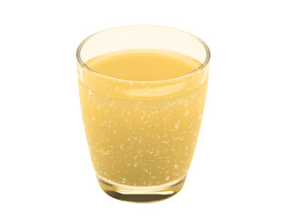 Traditional Indonesian herbal drink. Rice Galangal Jamu. Jamu Beras Kencur.