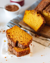 budín de calabaza