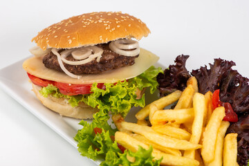 Hamburger e Patatine V