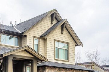 The top of the house with nice window.