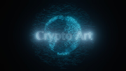Crypto art logo
