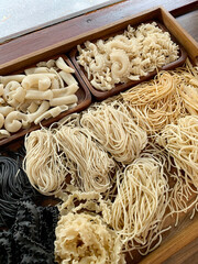 Types of Italian pasta noodles, Different shapes