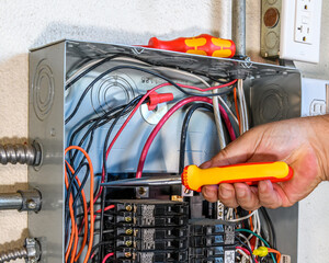 Needle Nose Pliers in an Electrical Panel