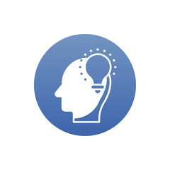 Learning skill Vector Round Icon. Art and Culture Symbol Eps 10 File.