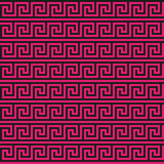 Greek key seamless pattern. Geometric meander. Abstract vector vintage background
