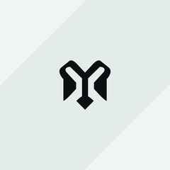 Obraz premium Letter M logo in a modern style for Business 