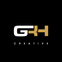 GRH Letter Initial Logo Design Template Vector Illustration