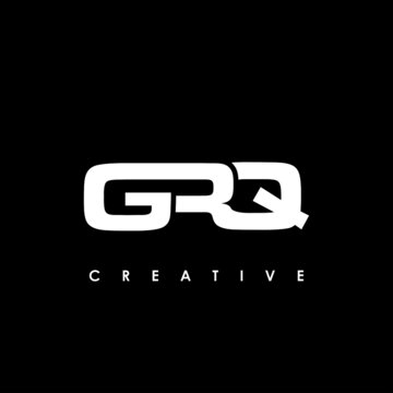 GRQ Letter Initial Logo Design Template Vector Illustration