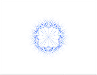 Obraz premium Abstract colorful symbol isolated on white background, Colorful logo, icon design