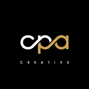 CPA Letter Initial Logo Design Template Vector Illustration