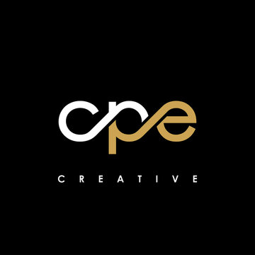 CPE Letter Initial Logo Design Template Vector Illustration