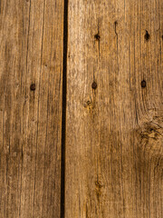 Obraz premium Old brown dark wood texture dark background.