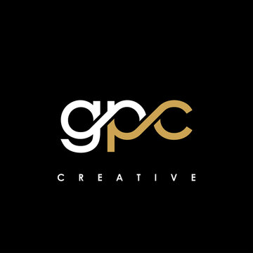 GPC Letter Initial Logo Design Template Vector Illustration