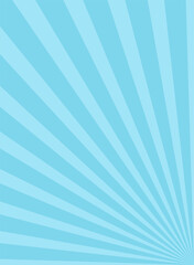 Sunlight wide vertical background. Blue color burst background with yellow highlight.