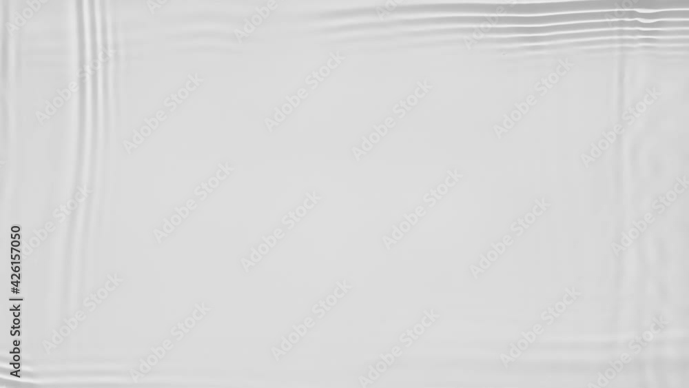 Poster up close, top view, slow motion various waves of the water surface hitting the sun's rays, making th
