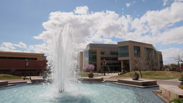 Modern Building In The Dixie State University