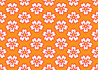 Background with a flower. Geometric seamless pattern for design and wrapping paper.