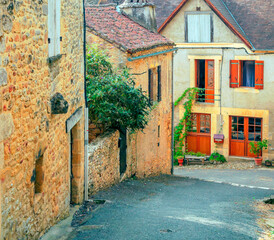 Fototapeta na wymiar French village