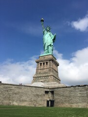 Fototapeta na wymiar amazing statue of Liberty in New York