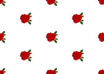 Red Rose. Seamless texture. For design and wrapping paper.