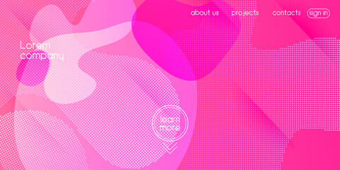 Liquid Purple Background. Modern Gradient Shapes