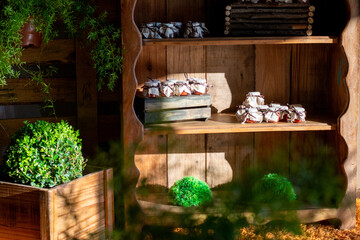 furniture in a garden