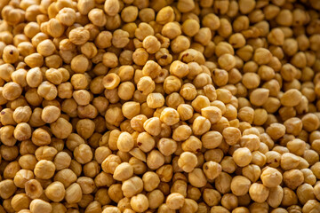 Dry nuts in turkish market in Antalya, Turkey. Nutrition And Vitamins. Healthy Raw Food. Food background