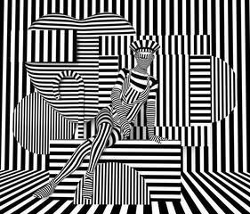 Composition in Stripes