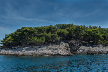 Fototapeta premium The beautiful Adriatic Sea - Hvar, Croatia 