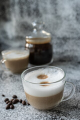 cup of coffee with milk