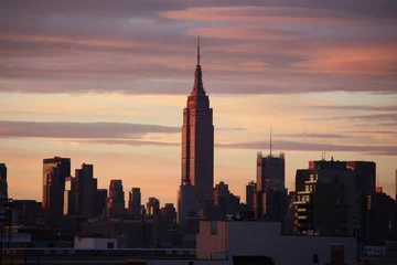 Fotobehang Empire State Building city skyline