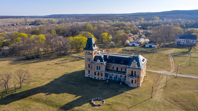 Hungary - K&eacute;gl Castle from drone view