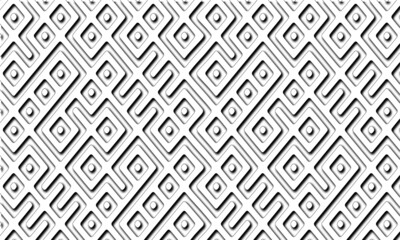  white maze design pattern.