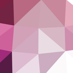 Fototapeta premium Abstract color Low-Polygones Generative Art background illustration