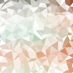 Abstract color Low-Polygones Generative Art background illustration