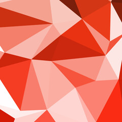 Obraz premium Abstract color Low-Polygones Generative Art background illustration