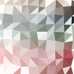 Abstract color Low-Polygones Generative Art background illustration