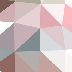 Abstract color Low-Polygones Generative Art background illustration