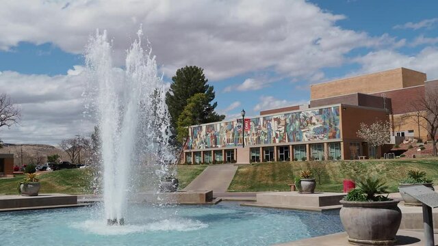 Modern Building In The Dixie State University